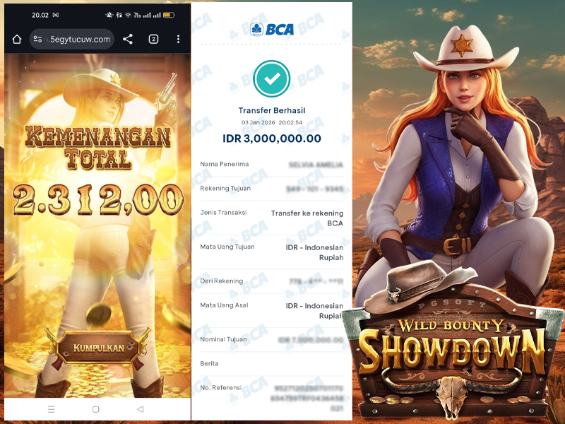 BUKTI JP BESAR MEMBER PASTIWIN777 – WILD BOUNTY SHOWDOWN – PRAGMATIC PLAY