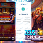 BUKTI JP BESAR MEMBER PASTIWIN777 – ZEUS VS HADES GODS OF WAR – PRAGMATIC PLAY