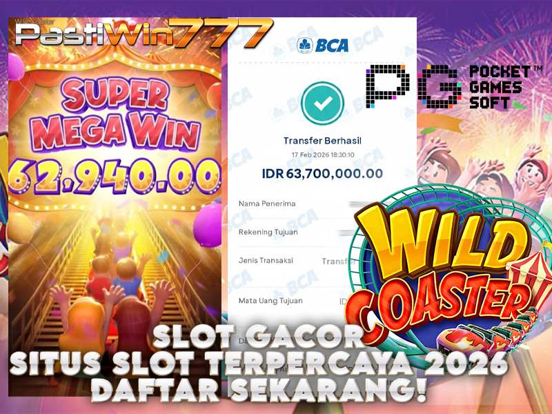BUKTI JP BESAR MEMBER PASTIWIN777 – WILD COASTER – PGSOFT